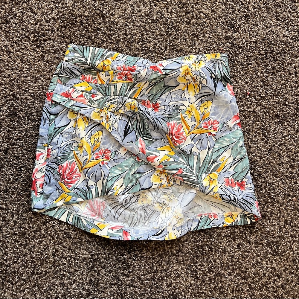zara crisscross skirt